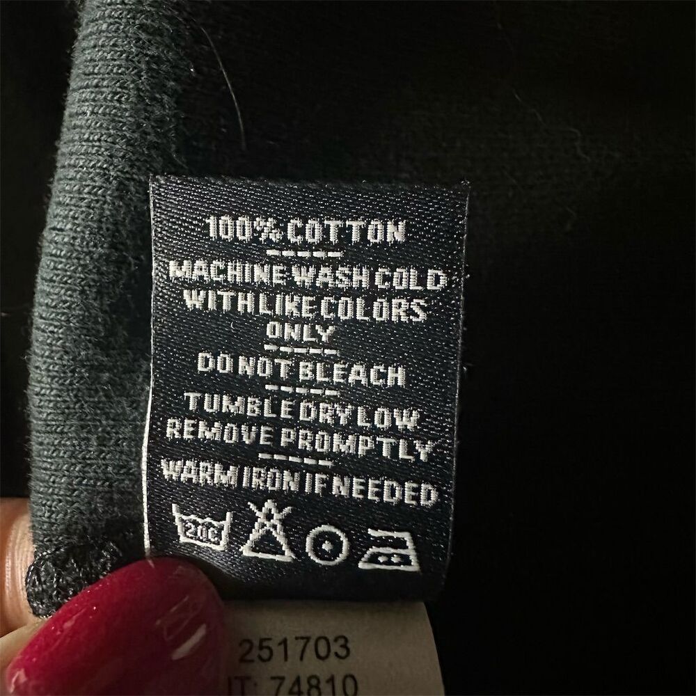 NWOT American Giant Men's Black Classic Pullover Hoodie L Cozy - Picture 7 of 7